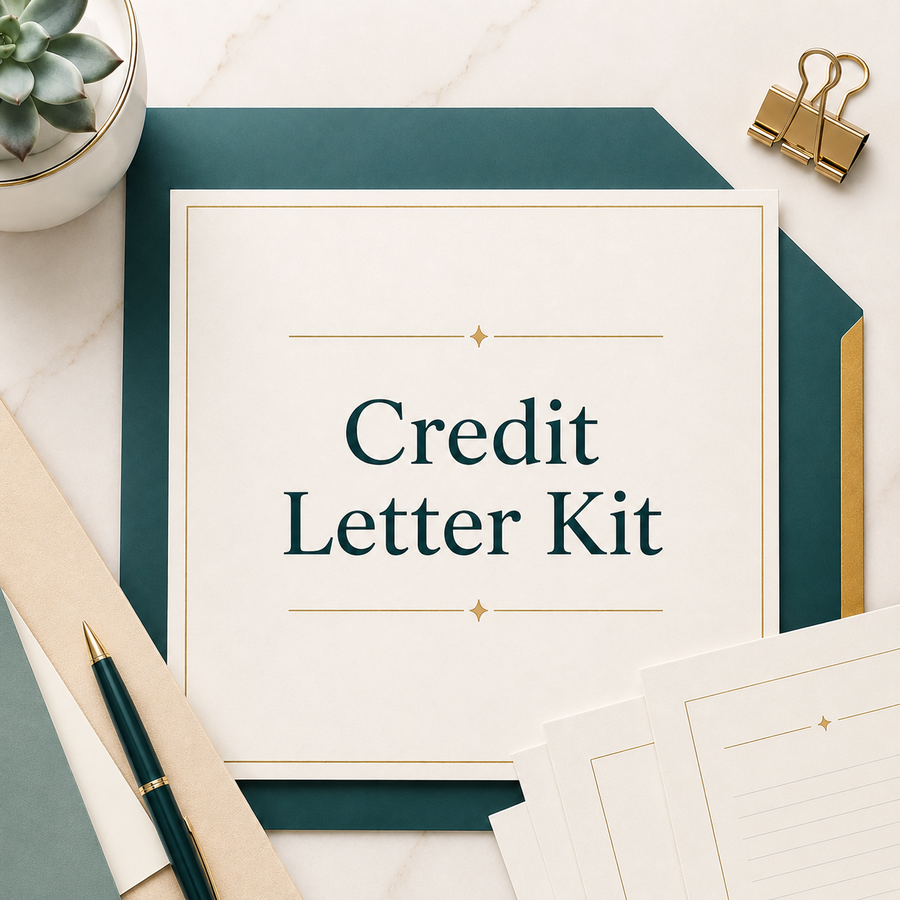 Credit Letter Kit product image